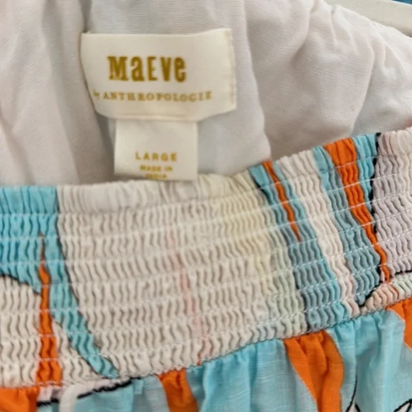 Anthropologie Maeve Size Large Floral boho maxi skirt - Picture 5 of 6